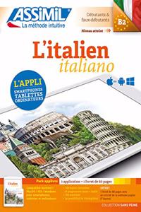 L'italien B2 - Pack applivre 1 application + 1 livret de 60 pages