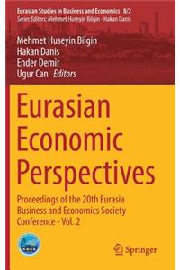 Eurasian Economic Perspectives