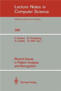Recent Issues in Pattern Analysis and Recognition