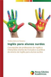 Inglês para alunos surdos