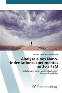 Analyse eines Nano-indentationsexperimentes mittels FEM
