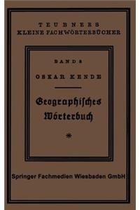 Geographisches Wörterbuch