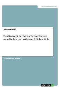 Konzept der Menschenrechte aus moralischer und völkerrechtlicher Sicht