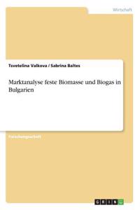 Marktanalyse feste Biomasse und Biogas in Bulgarien