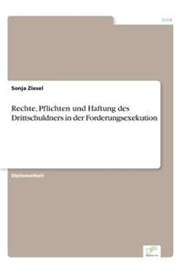 Rechte, Pflichten und Haftung des Drittschuldners in der Forderungsexekution