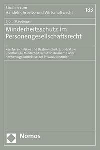 Minderheitsschutz Im Personengesellschaftsrecht