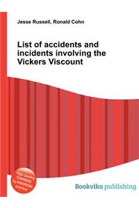List of Accidents and Incidents Involving the Vickers Viscount