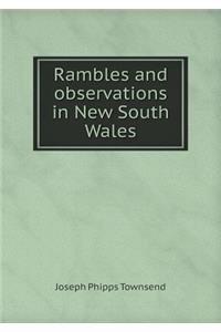 Rambles and Observations in New South Wales
