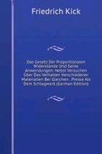 Das Gesetz Der Proportionalen Widerstande Und Seine Anwendungen