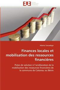 Finances Locales Et Mobilisation Des Ressources Financières