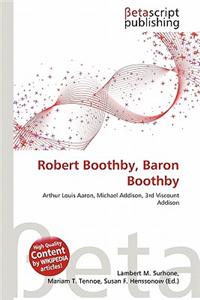 Robert Boothby, Baron Boothby