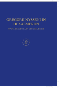 Gregorii Nysseni in Hexaemeron