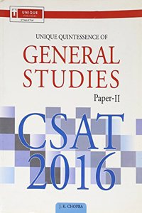 General Studies Paper Ii Csat 2016