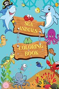 Sea Animals Coloring Book