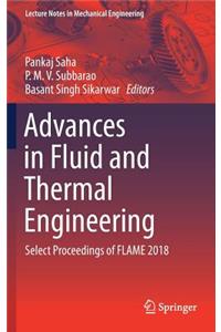 Advances in Fluid and Thermal Engineering