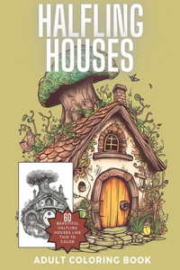 Halfling Houses Coloring Book