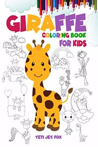 Giraffe coloring book for kids