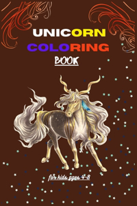 Unicorn coloring book for kids ages 4-8