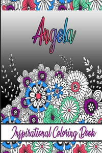 Angela Inspirational Coloring Book