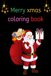 Merry Xmas Coloring Book