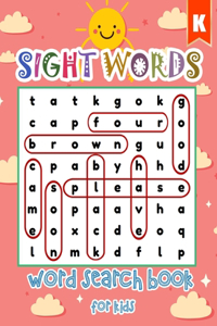 Sight Words Word Search Book for Kids