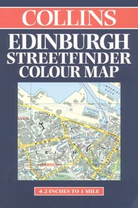 Collins Edinburgh Streetfinder Colour Map