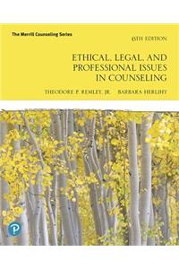 Ethical, Legal, and Professional Counseling Plus Mylab Counseling -- Access Card Package