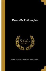 Essais De Philosophie