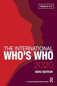 The International Who's Who 2020 volume 2