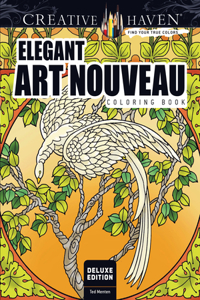 Elegant Art Nouveau Coloring Book