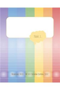 My First Rainbow Journal (8x10)