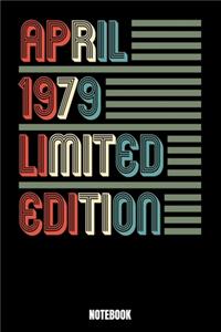 April 1979 Limited Edition Notebook