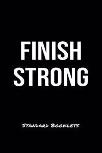 Finish Strong Standard Booklets