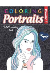 Coloring portraits 5 - night