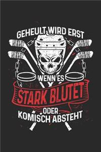 Eishockeyspieler Heulen Nicht