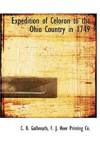 Expedition of Celoron to the Ohio Country in 1749