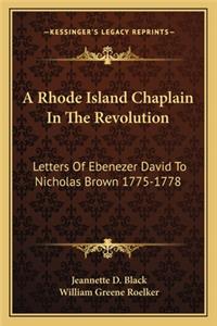 A Rhode Island Chaplain In The Revolution