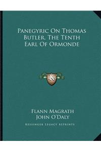 Panegyric On Thomas Butler, The Tenth Earl Of Ormonde