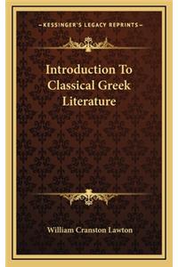 Introduction to Classical Greek Literature