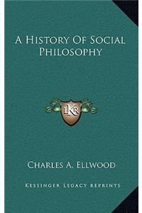 A History Of Social Philosophy