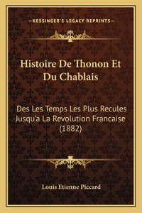 Histoire De Thonon Et Du Chablais