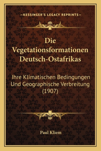 Vegetationsformationen Deutsch-Ostafrikas