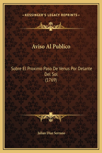 Aviso Al Publico