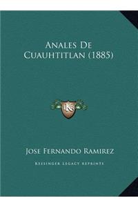 Anales de Cuauhtitlan (1885)