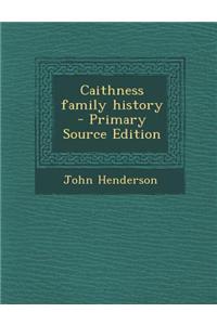 Caithness Family History