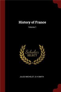 History of France; Volume 1