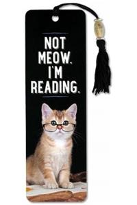 Beaded Bkmk Not Meow I'm Reading