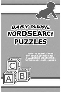 Baby Name Wordsearch Puzzles