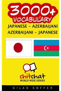 3000+ Japanese - Azerbaijani Azerbaijani - Japanese Vocabulary