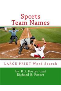 Sports Team Names